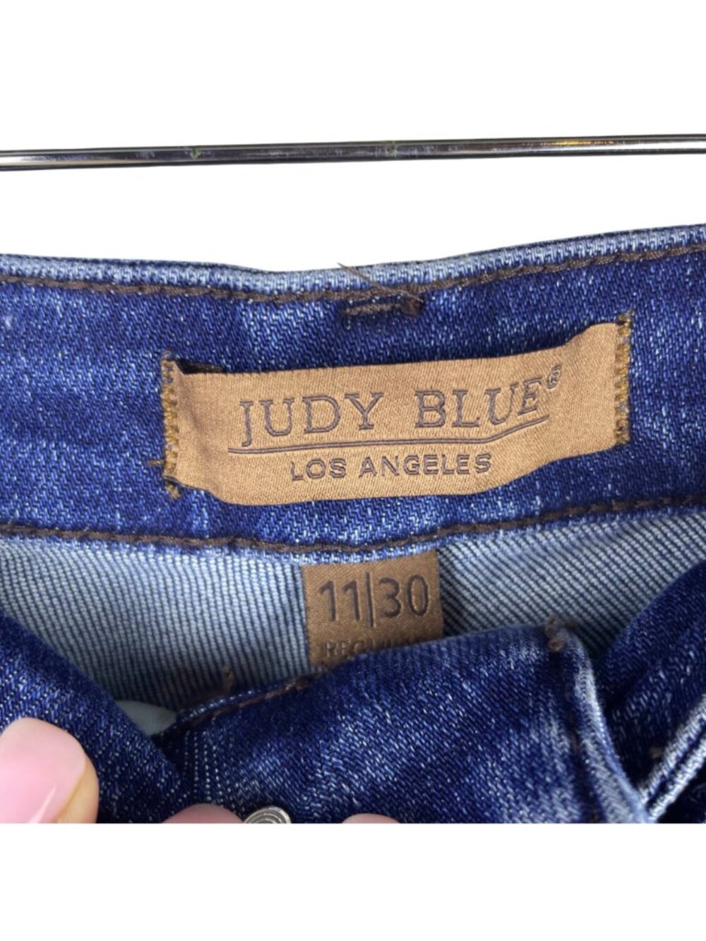 Judy Blue Womens High Rise Bootcut Jeans Size 11/30 Medium Wash Stretch Denim - Picture 6 of 12